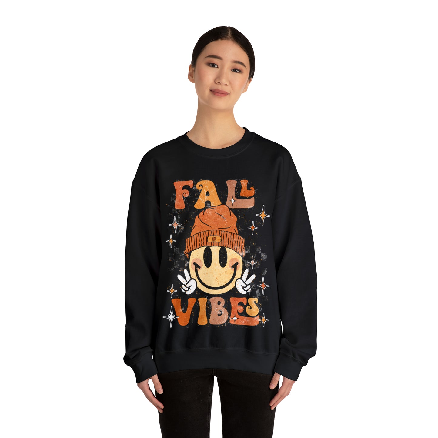 Fall Vibes Unisex Heavy Blend™ Crewneck Sweatshirt