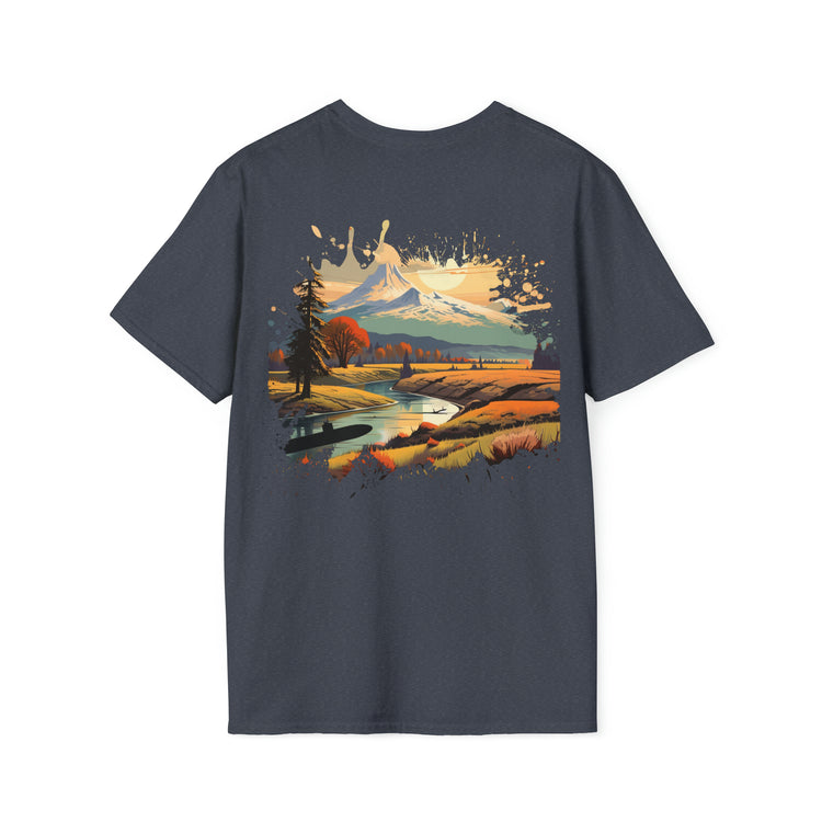 Uss Oregon Unisex Softstyle T-Shirt