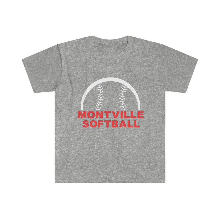 Montville Softball Unisex Softstyle T-Shirt