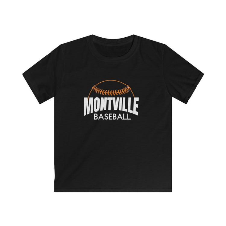 Montville Baseball Kids Softstyle Tee