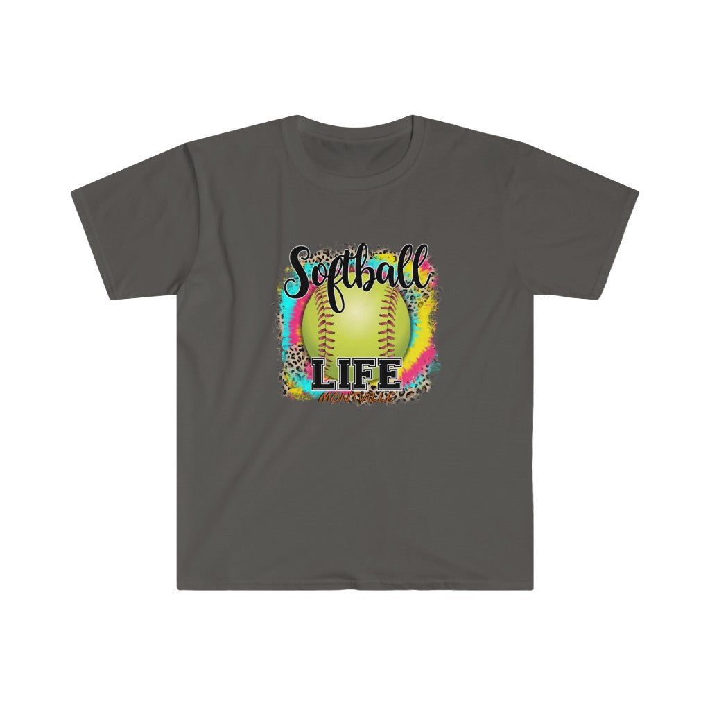 Softball Life Montville Unisex Softstyle T-Shirt
