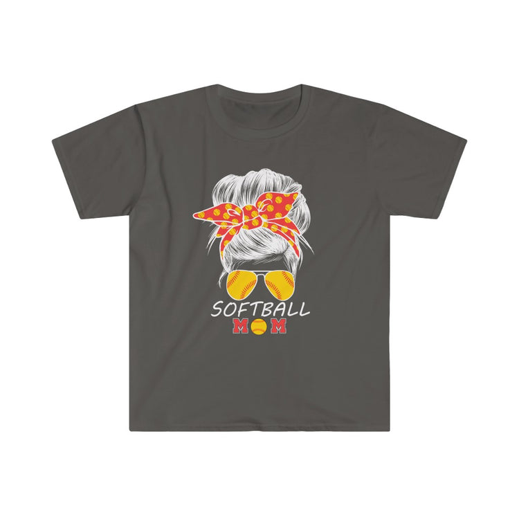 Softball Mom Unisex Softstyle T-Shirt