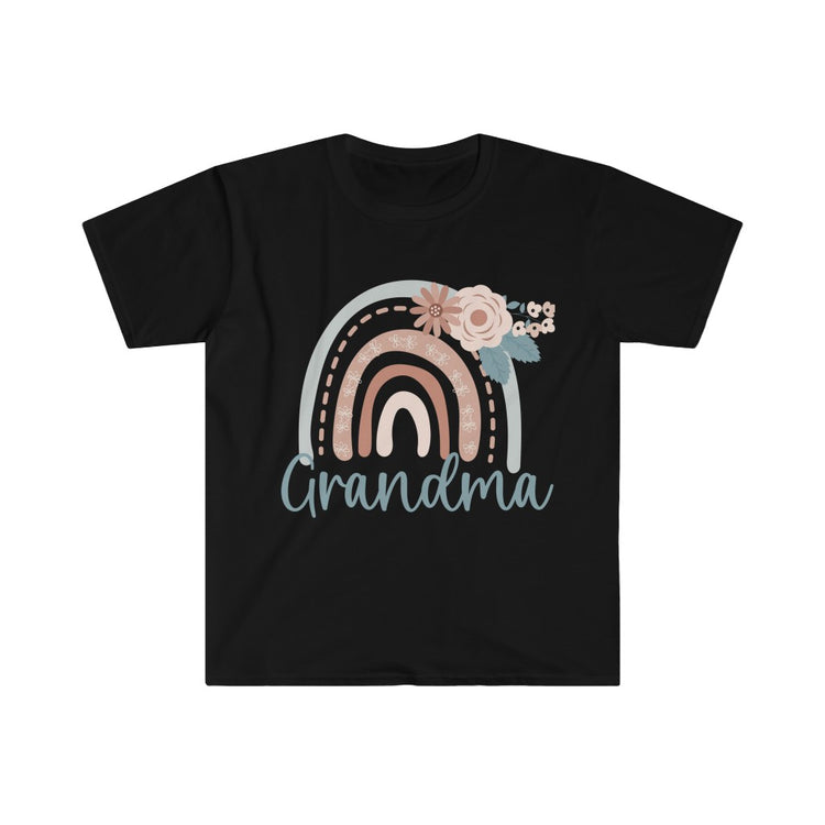 Grandma Boho Rainbow Unisex Softstyle T-Shirt