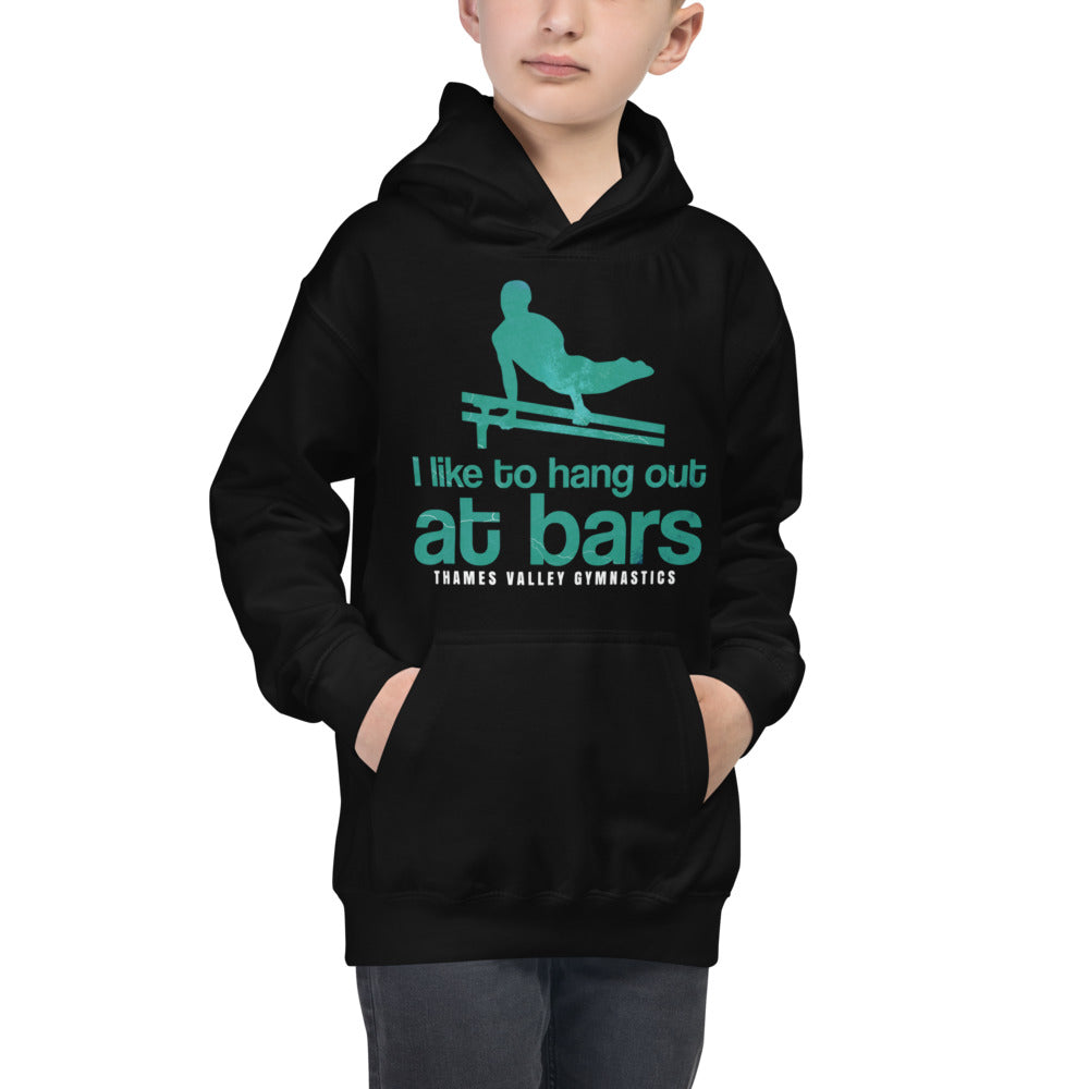 Thames I like to hang out at bars Kids Hoodie