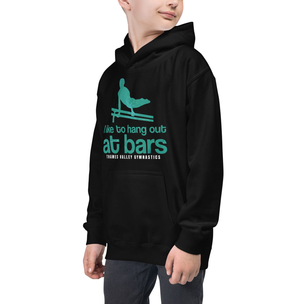 Thames I like to hang out at bars Kids Hoodie